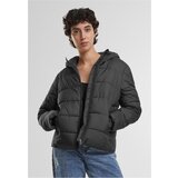 Urban Classics Women's short quilted jacket with hood black Cene