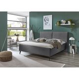 Meise Möbel Sivi tapecirani bračni krevet s prostorom za odlaganje s podnicom 180x200 cm Lando – | shoptok.hr