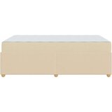  Okvir za krevet s madracem Krema 120 x 190 cm tkanina | shoptok.hr