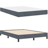Krevet s opruga kutije Tamno siva 160 x 210 cm tkanina | shoptok.hr
