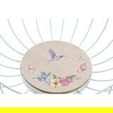 Posuda za Voće DKD Home Decor Pisana Metal Drvo MDF 28 x 28 x 11 cm (2 kom.) | shoptok.hr