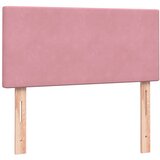 Box Spring krevet s madracem i LED ružičasti 80 x 220 cm baršunasti | shoptok.hr