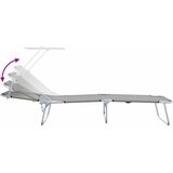  Ležaljka 2 pcs Siva 58 x 188 x 77cm Poliester | shoptok.hr