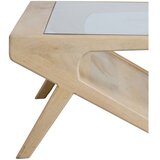 Light & Living Stolić za kavu sa staklenom pločom stola u svijetloj prirodnoj boji 70x112 cm Yuki – | shoptok.hr