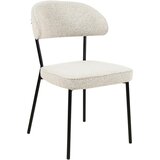 Hom`in stol, les, kovina, tekstil bež | Shoptok.si
