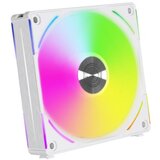 Lian Li Ventilator za ohišje UNI FAN AL120 V2 RGB PWM 120mm, bel | Shoptok.si