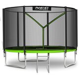 Neo-Sport vrtni trampolin 312 cm (10 ft) s vanjskom mrežom i ljestvama, zeleni | shoptok.hr