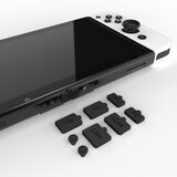 INF komplet silikonskih zamaškov za prah za nintendo switch oled, (21748905) Cene