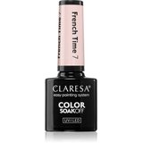 Claresa SoakOff UV/LED Color French Time gel lak za nohte z uporabo UV/LED lučke odtenek 7 5 g Cene
