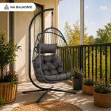 Viseća stolica - siva | shoptok.hr