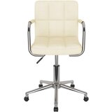 Maison Chic Vrtljiv Jedilni stoli - Vzorci stoli krem blago A1718, (22030992) | Shoptok.si