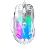 Havit USB miš MS1011SE transparent bela Cene