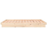  LED okvir za krevet 120 x 200 cm od masivnog drva | shoptok.hr