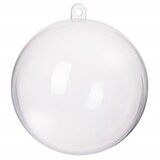  Akrilna božićna kuglica 11 cm | shoptok.hr