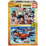 Educa borras Dragon Ball Puzzle Set 2x100 Dijelova | shoptok.hr