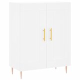 Maison Chic Komoda - Predalnik bela 69,5x34x90 cm inženirski les, (21716147) Cene