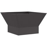 vidaXL Hladno valjani čelik/Crna Hladno valjani čelik 60 x 60 x 35 cm | shoptok.hr