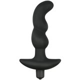EasyToys - Anal Collection Silikonski analni vibrator, crni | shoptok.hr