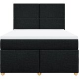  Krevet s oprugama i madracem crni 140x200 cm od tkanine | shoptok.hr