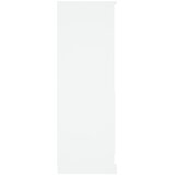  Visoka komoda bijela 60 x 35,5 x 103,5 cm od konstruiranog drva | shoptok.hr