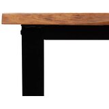  Konzolni stol sa živim rubom 110x35x80 cm masivno drvo bagrema | Eponuda.com