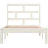  Okvir za krevet od masivne borovine bijeli 90 x 200 cm | shoptok.hr