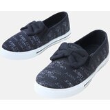 Gemre Black children's sneakers with a bow Missi Cene