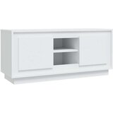 TV ormarić bijeli 102 x 35 x 45 cm od konstruiranog drva | Eponuda.com