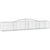  Lučne gabionske košare 5 kom 400x50x60/80 cm pocinčano željezo | shoptok.hr