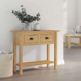  Konzolna miza s predalom BODO Medeno rjava 91 x 34,7 x 74 cm, (5000201731) | Shoptok.si