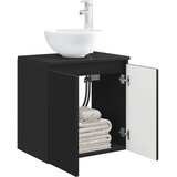  Umivaonik s policom Crna 49,5 x 35 x 63 cm Konstruirano drvo | shoptok.hr