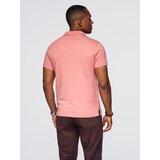 Ombre Men's polo t-shirt with decorative buttons | shoptok.hr
