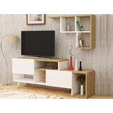 Spinola Tv komoda Kocka belo – hrast u
