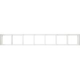 Vrtna saksija Bijela 280 x 40 x 60 cm Čelična vrata | shoptok.hr