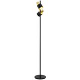 Eglo 79376 - Stojeća lampa FIUMARA 2xE27/60W/230V crna/zlatna Cene