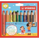Stabilo woody 3 in 1 Višebojno 10 kom Cijene