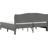  Krevetna konstrukcija Tamnosiva 200 x 200 cm Baršun | shoptok.hr