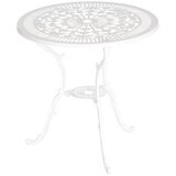 Gardenson Vrtna Miza Lugano, Bela, Ø 70cm | Shoptok.si