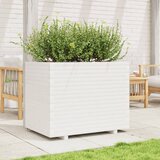  Vrtna sadilica bijela 90x60x72,5 cm od masivne borovine | shoptok.hr