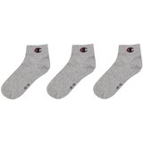 Champion Set 3 parov unisex nizkih nogavic U20099-EM010 (39-42) Siva | Shoptok.si
