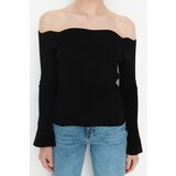 Trendyol Black Carmen Collar Knitwear Sweater | shoptok.hr