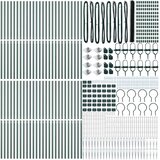  Heksagonalna ograda s stubom 100 x 1,6 m Čelik premazan PVC-om | shoptok.hr