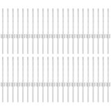  Stup za ogradu 44 pcs Srebrno 80 cm Čelik | shoptok.hr