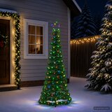  LED božićno drvce od šljokica s klinom EKENAS 180 cm | shoptok.hr