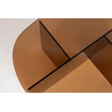 Zuiver Rjava steklena klubska mizica 60x80 cm Linea – | Shoptok.si