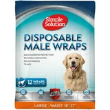 Simple Solution jednokratne pelene za muške pse - Veličina L: 45 - 69 cm, 12 komada