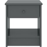 The Living Store Nočna omarica temno siva 35x30x40 cm trdna borovina - Nočna Omarica, (21420737) | Shoptok.si