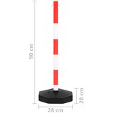  Set stupova s lancima 10 m plastični lanac | shoptok.hr