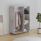  Ormar siva boja betona 80 x 40 x 110 cm od iverice | shoptok.hr
