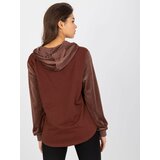 FANCY Sweatshirt-FA-BL-8066.79-brown | Shoptok.si